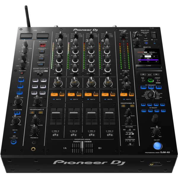 Pioneer DJ DJM-A9 4-kanaals DJ-mixer